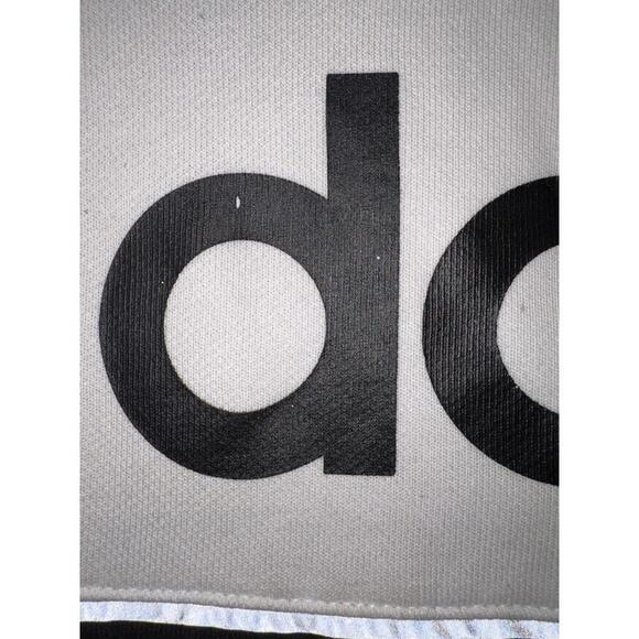 Adidas Sweatshirt Adult XL Gray Black Trefoil Logo Fleece Crewneck Streetwear - Picture 6 of 11